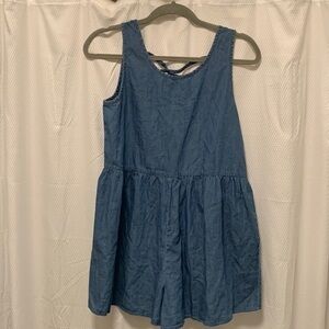 Girls denim Romper XL‎